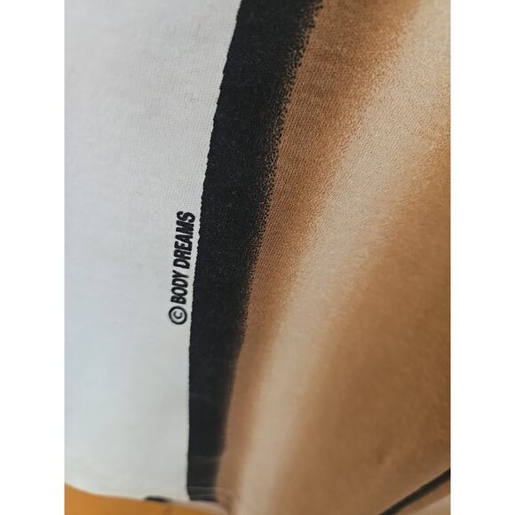 Vtg Body Dreams Swimsuit Bikini Cover Up Shirt OSFM 90s USA - Picture 3 of 5